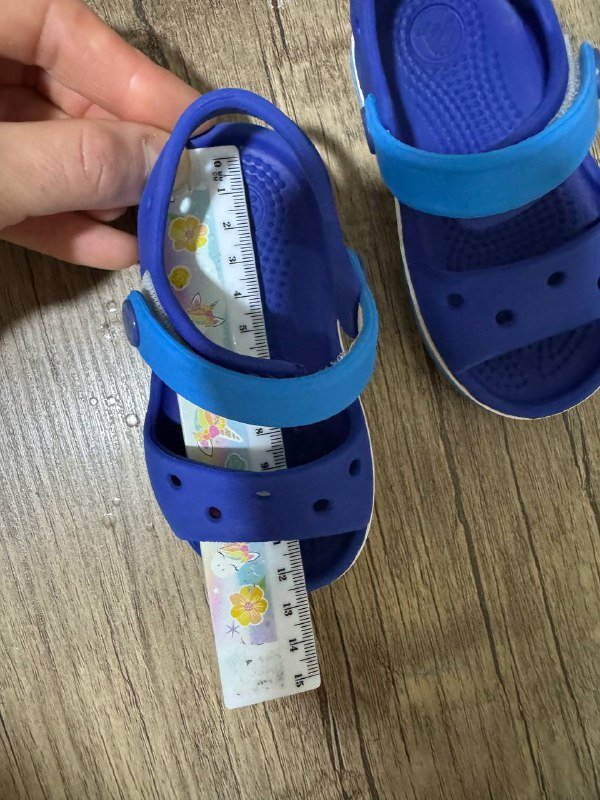 Детские синие туфли Crocs размер 20-21 5