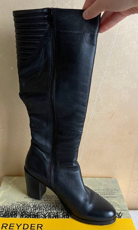 Сапоги натуральная кожа размер 40-41