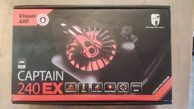 СЖО Deepcool Captain 240 EX двухсекционная водянка