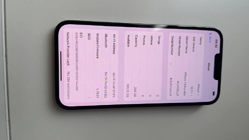 iPhone 13 Pro Max 256 GB 5