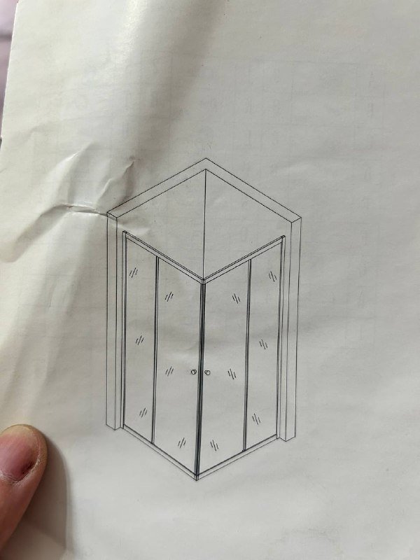 Комплект душевая кабина без поддона