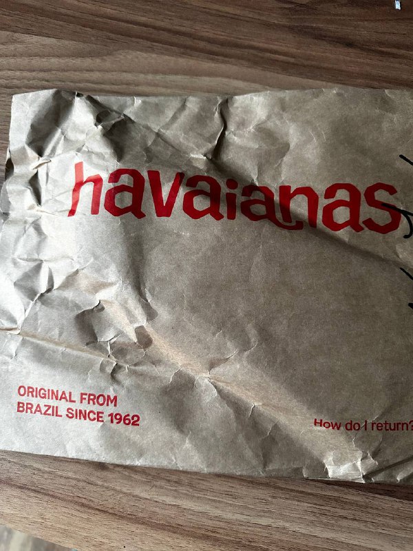 Вьетнамки Havaianas Slim черные женские