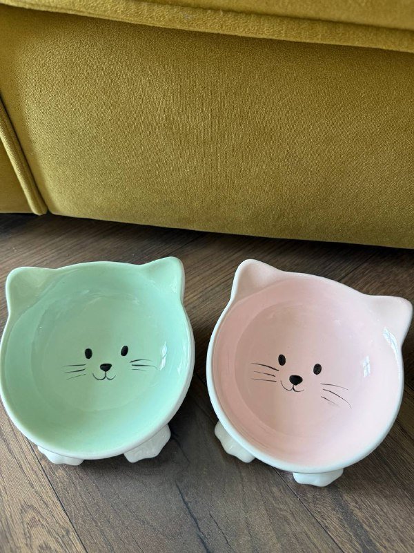 Миски для кошек керамические анатомические