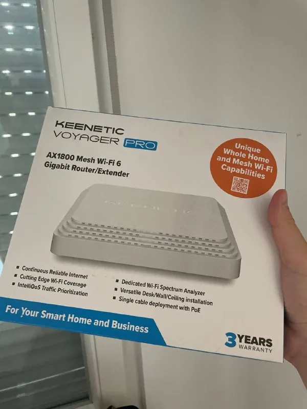 Keenetic Voyager Pro AX1800 Mesh Wi-Fi 6 Router