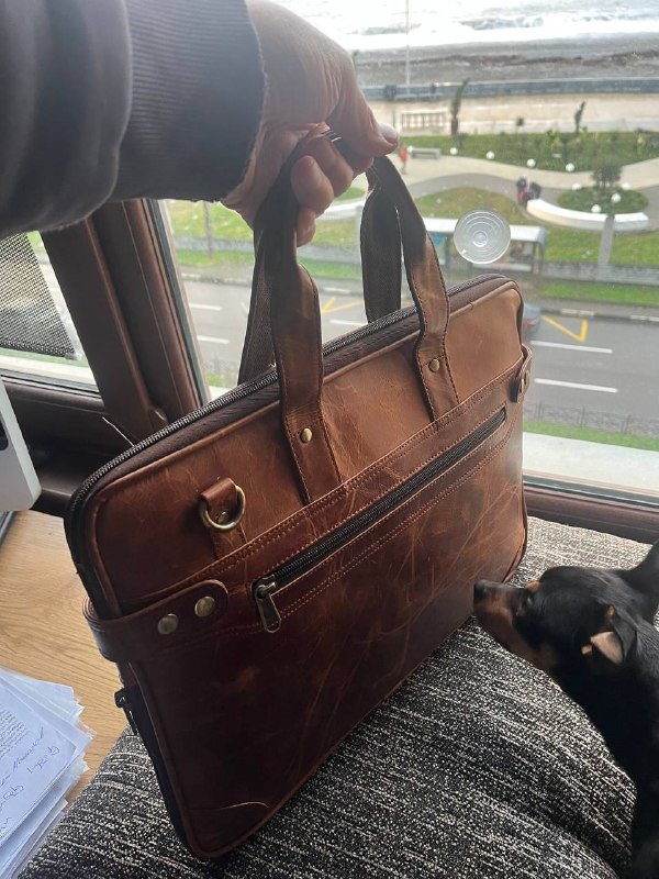 Сумка кожаная натуральная ручной работы 3