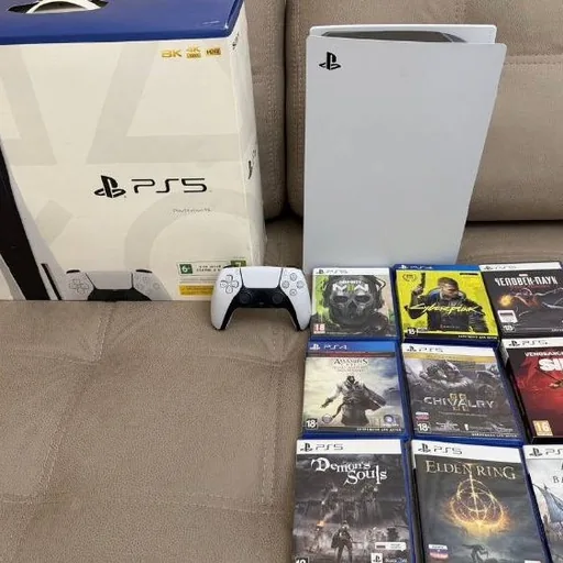 Sony PlayStation 5, геймпад, игры