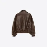 Кожаная куртка Bershka 2