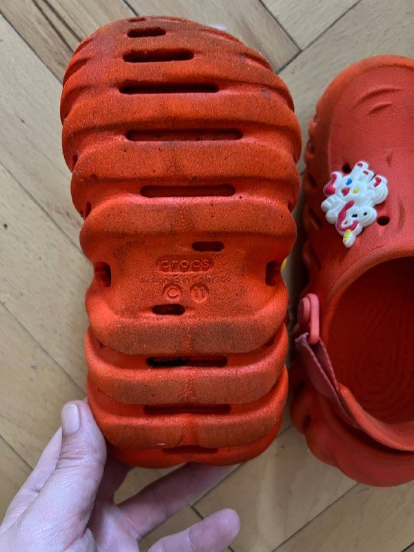 Тапки Crocs оранжевые с11, Тапки Crocs серые с11 2