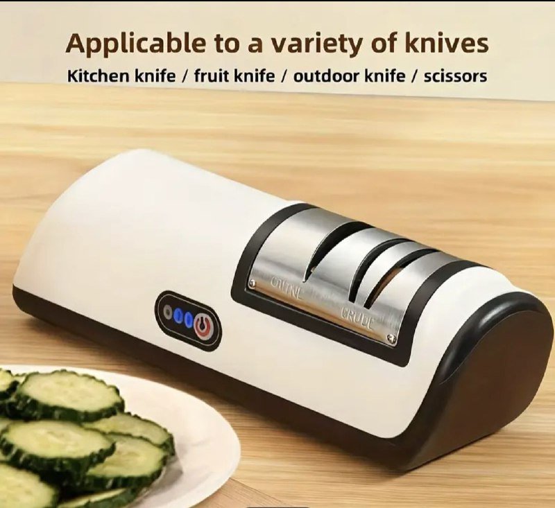 Профессиональная 2-ступенчатая электрическая точилка для ножей 2