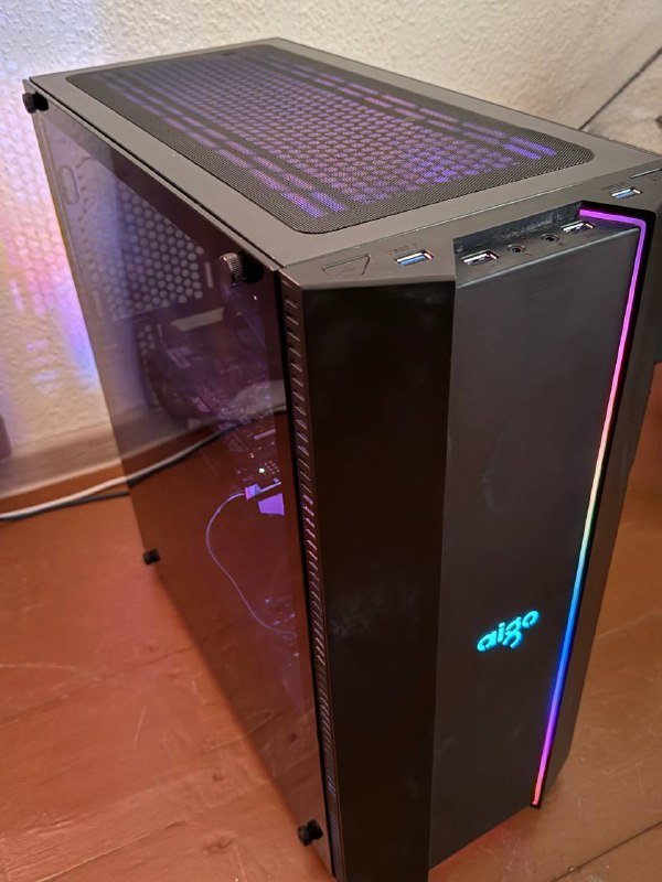 Системный блок с ASUS RX580 8GB, Intel Core i3-8100, 8GB DDR4, SSD 130GB + HDD 750GB 5