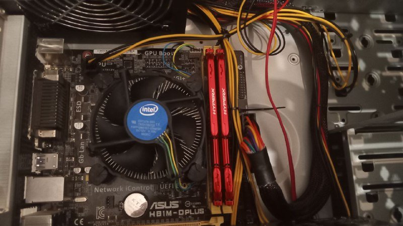 Красный ПК i5 4590, 16 Гб DDR3, RX470, HDD 320 Гб, SSD 240 Гб 7