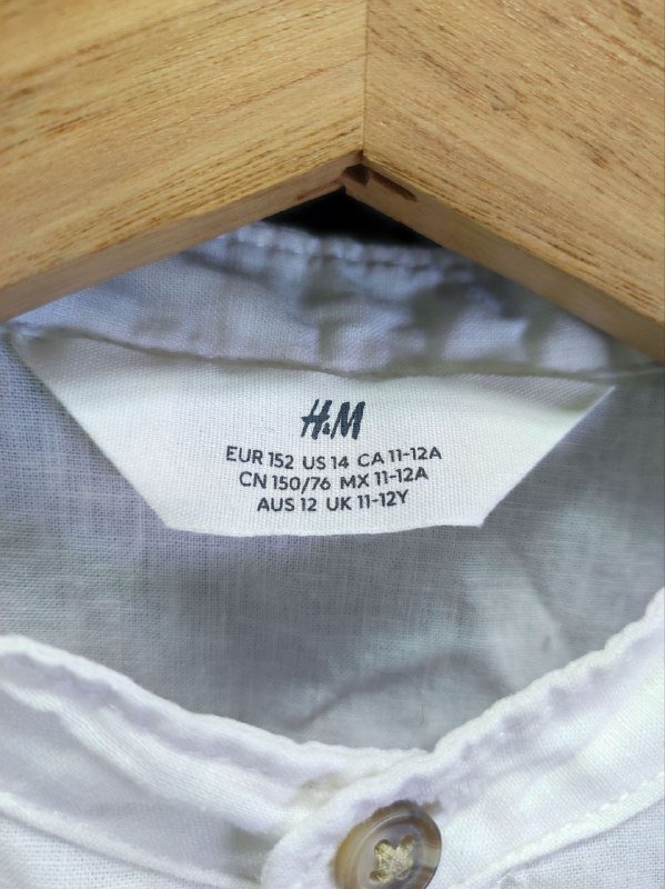 Рубашка подростковая H&M на рост 152 2