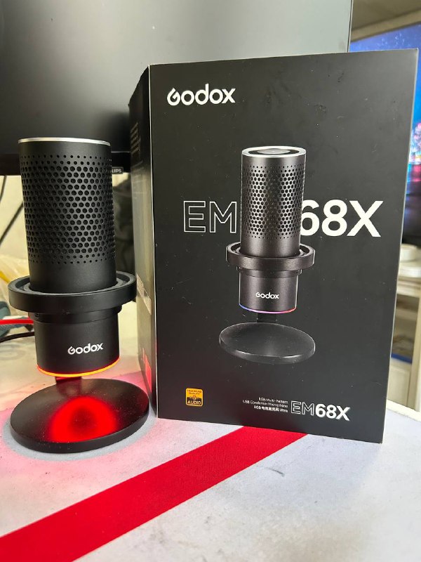 Микрофон Godox EM68X для игр, стриминга, подкастов