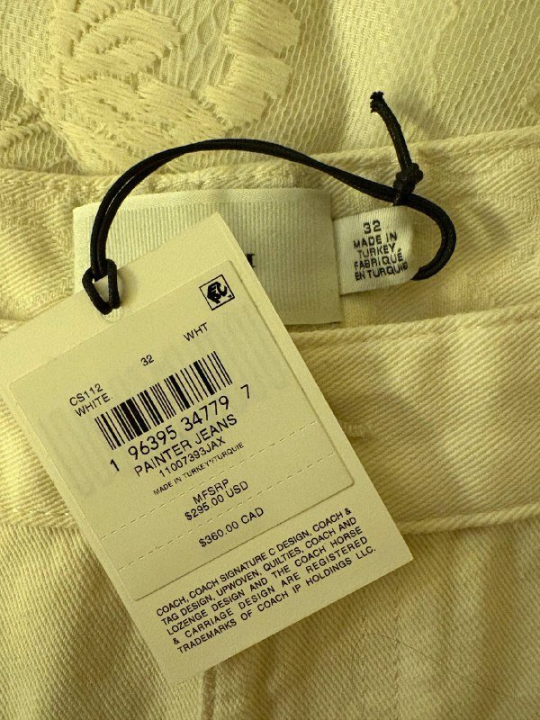 Джинсы coach унисекс новые с биркой 3