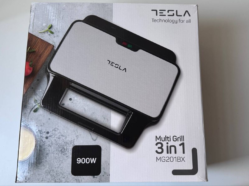 Мульти гриль 3в1 Tesla MG201BX вафельница, гриль, бутербродница 4