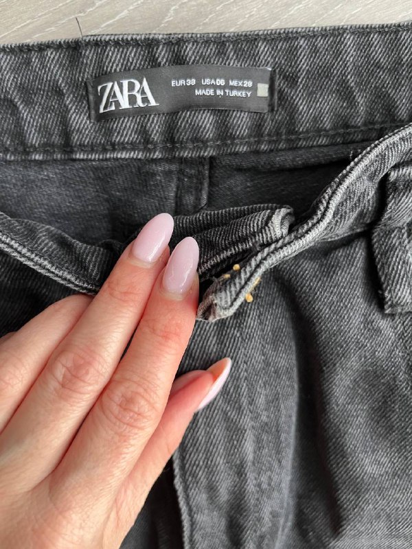 Женские черные джинсы Zara 2