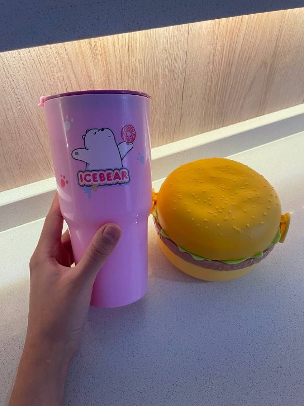 Детский набор кружка и ланч бокс