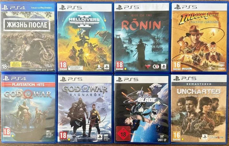 Игры на дисках для PS4 и PS5
