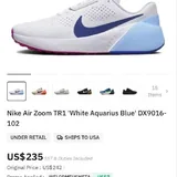 Мужские беговые кроссовки Nike Air Zoom TR1 7