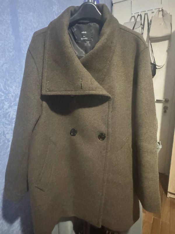 Полупальто демисезонное Mango размер М оверсайз 2