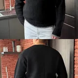 Пальто ZARA, пиджак YSL, кожаная куртка, пуховик HELLY HANSEN, свитер DIESEL, худи YZY GAP 5
