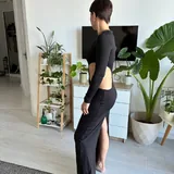Трикотажное платье 3