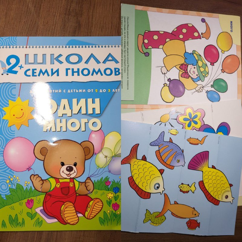 Книги серии Школа семи гномов 2+ с дидактическими материалами 6