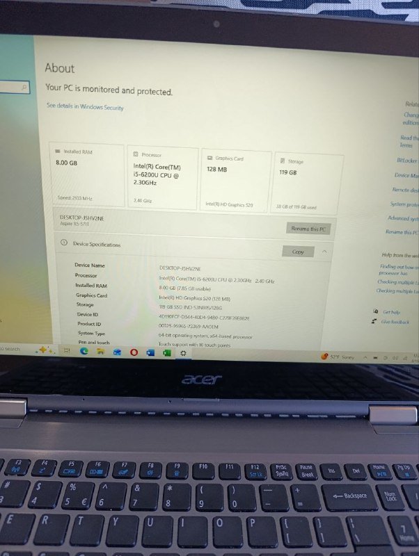 Ноутбук Acer 2 в 1 Toucscreen Intel Core i5 8ГБ SSD 3