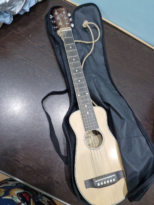 Тревел гитара с чехлом 4