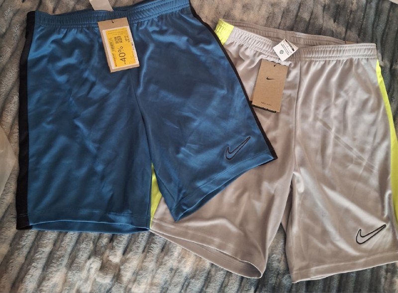 Шорты Nike синие, серые для мальчиков 9-12 лет