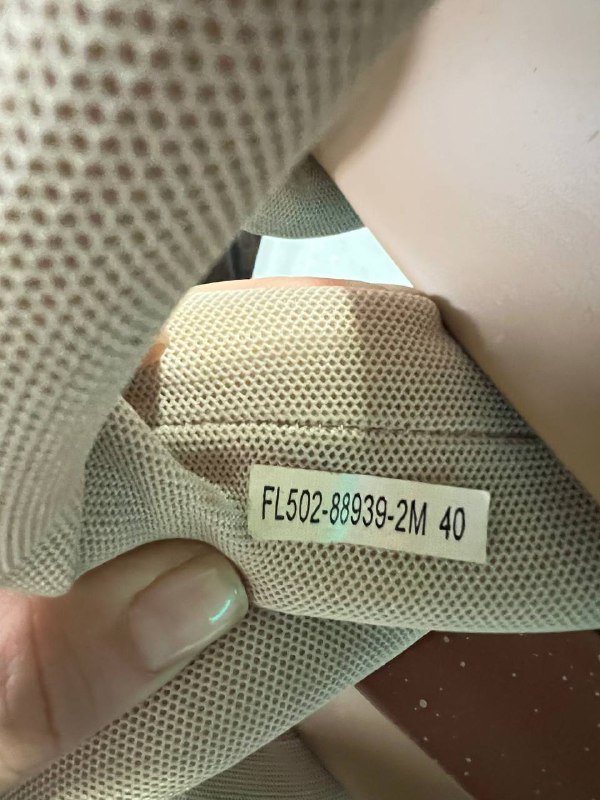 Бежевые женские шлепанцы размер 40 3