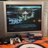 PS2 Slim с играми и Sony Trinitron CRT 3