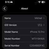 iPhone 15 Pro, 256 GB, Black Titanium 3