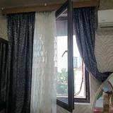 Коричневые шторы 2