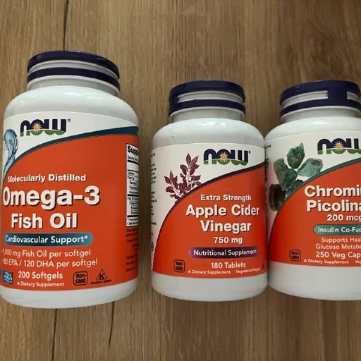 Omega-3, Chromium, Apple Cider Vinegar supplements