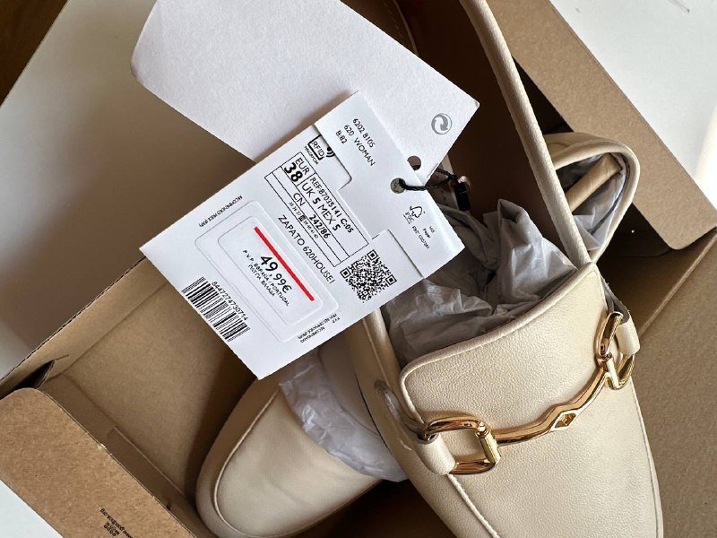 Кожаные лоферы 38 размер 4