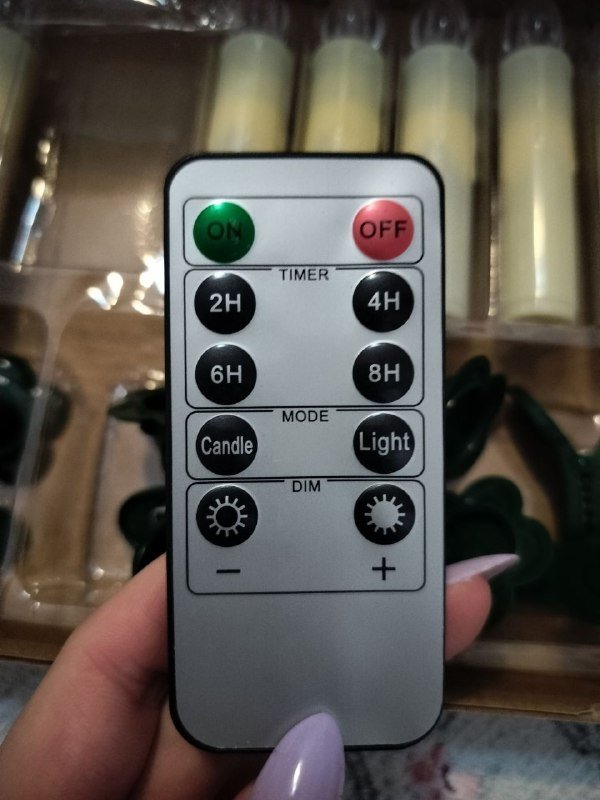 Свечи на ёлку гирлянда с пультом 3