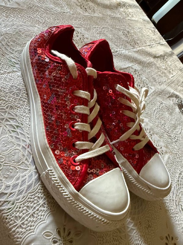 Кеды Converse в паетках размер 37,5