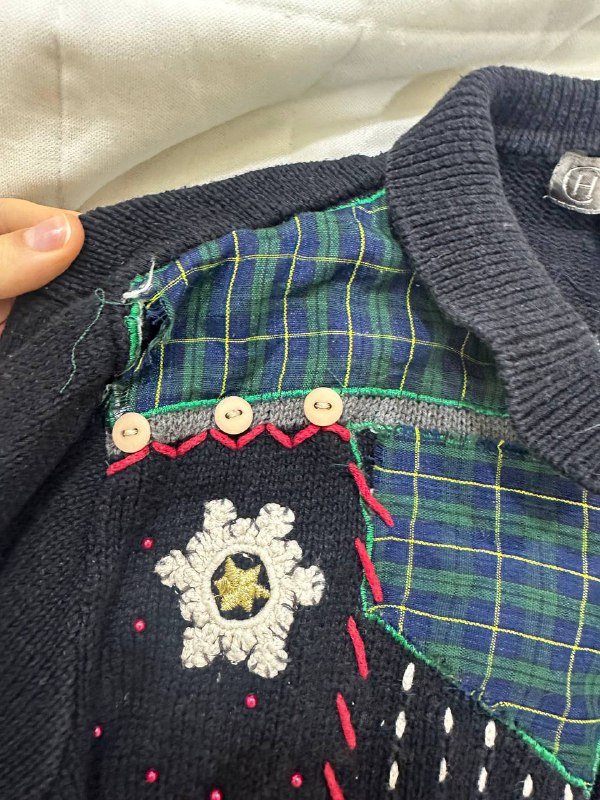 новогодний кардиган размер М Л 2