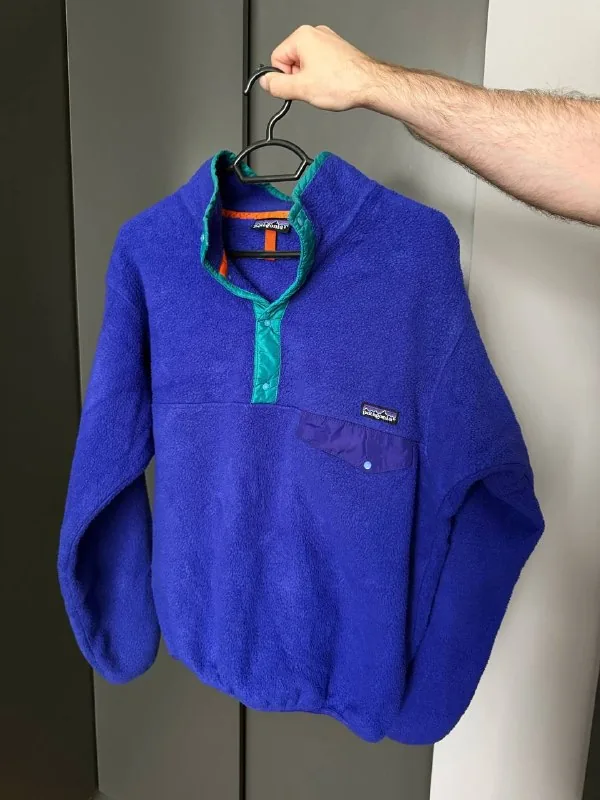 Patagonia флиска, Stussy худи, Weekday лонгслив, H&M шуба 1