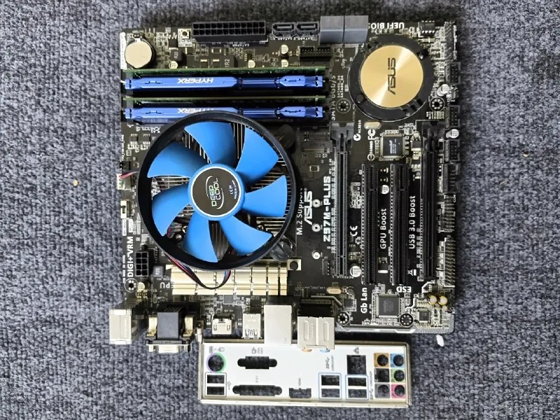 ASUS Z97M-PLUS, Intel Core i5-4460, 16GB RAM, DeepCool Cooler