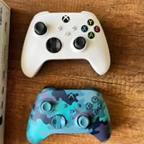 Xbox Series S with two controllers 2