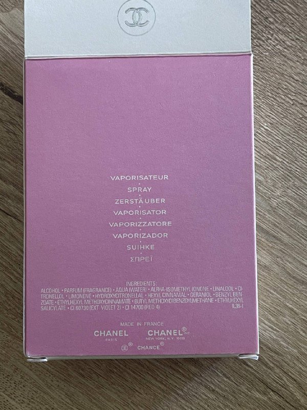 Духи Chanel Chance eau tendre 100 ml 5