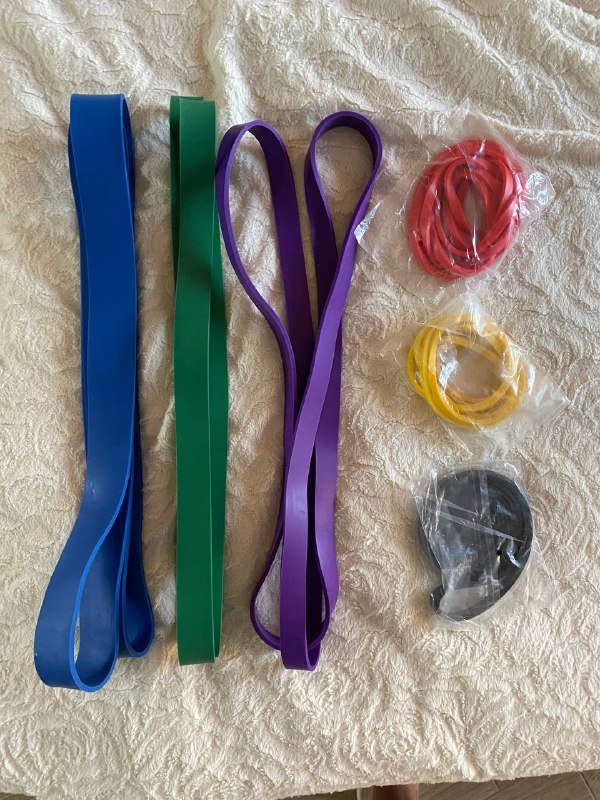 Набор из 6 эспандеров-резинок для спорта