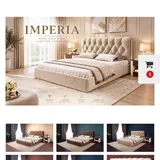 Кровать 180×200 см с матрасом и постельным бельём 3