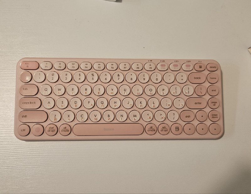 Bluetooth клавиатура Baseus K01A розовая