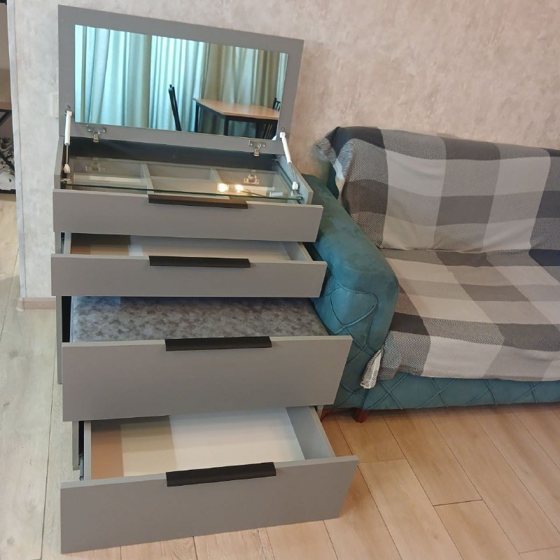 Серый комод трансформер 6