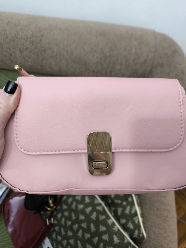 Сумки кожзам розовая и черная 4