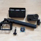 DJI Action 4 камера, чехол, линза, селфи-палка, аккумуляторы 1
