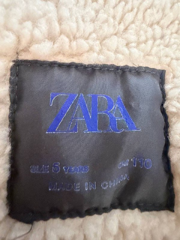 Пальто Zara на 110 см, 5 лет 2